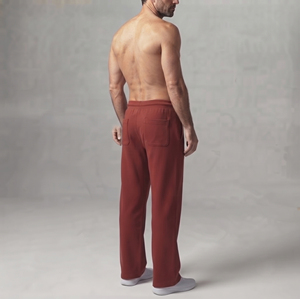 Men Customized Flare Leg Sweat Pants Yoga Workout Wear <b>Drawstring</b> <b>Trouser</b> Long Length Back Pocket <b>Trouser</b> Pajama Winter Wear - Product Image 4