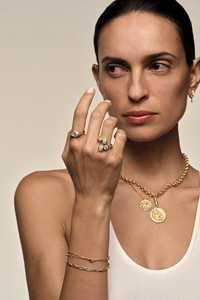 Anillos de compromiso de diamantes cultivados en laboratorio East West Marquise, con engaste de bisel, solitario, delicados, de lujo, con bandas de joyería fina, oro macizo de 14K y 18K - Product Image 2