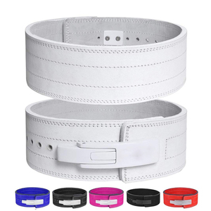 Adjustable Breathable Artificial Leather Waist Support <b>Belt</b> for Weight Lifting Strength Training Unisex with Buckle Closure - Product Image 1