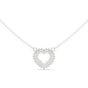 Colgante de Boda de Oro Rosa de 14K con Diamante Cultivado en Laboratorio para Mujer |   Diamante Cultivado Nuevo - Product Image 2