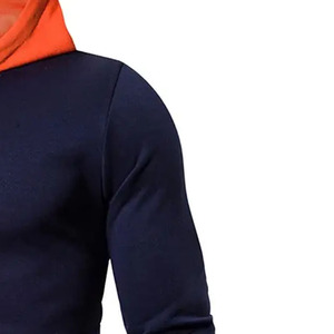 Sudadera para Hombre, Color Rosa Coral, Cierre de Cremallera, Corte Regular, Felpa de Algodón, Ecológica, Transpirable, Antiarrugas, con Bolsillo Canguro y Cordón Ajustable - Product Image 6