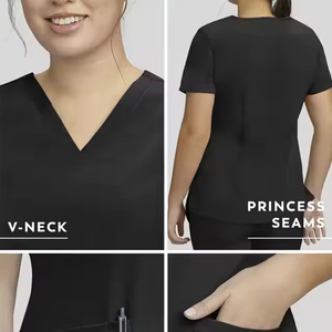 เสื้อผ้าสำหรับพนักงานหญิงในร้านเสริมสวย ชุดฤดูใบไม้ร่วง ชุดซาวน่า ชุดแช่เท้า ชุดยูนิฟอร์มพนักงานโรงแรม ชุดทำงานพนักงานเสิร์ฟ ชุดยูนิฟอร์มสปา - Product Image 5