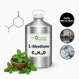 L-Menthone CAS 14073-97-3 Aromaaz International Brand Liquid Form 99.0%-99.5% Purity Industrial Grade Fragrance Chemical Raw for - Product Image 2