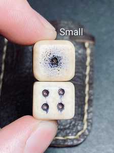 ลูกเต๋าทำมือจากเขากวางธรรมชาติ พร้อมซองหนัง - Product Image 4