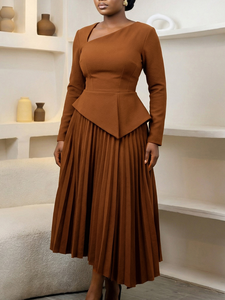 Vestidos de oficina africanos para mujer, elegantes vestidos africanos, vestidos africanos de talla grande, vestidos africanos para mujer, ropa, vestido de noche - Product Image 1
