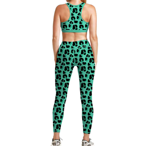 Ropa Deportiva Sublimada Personalizada, Ropa de Yoga para Mujer, Conjunto de Sujetador Deportivo y Leggings para Gimnasio y Deportes - Product Image 5