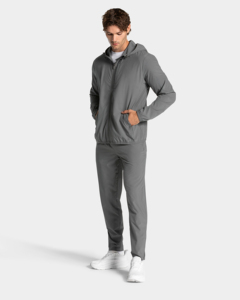 High Quality Men's Sports Joggers Elastic Waist Running <b>Pants</b> Lightweight Breathable Fitness Trousers with Secure Zipper Pockets - Product Image 4