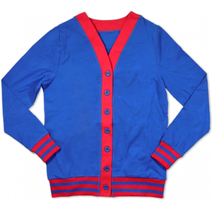 Women's Winter Custom ODM/OEM Wool/Cashmere Knit Thick Varsity Sorority Design <b>Cardigan</b> <b>Sweater</b> V-Neck Regular Sleeves Front - Product Image 1