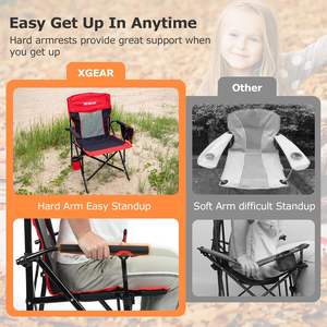 กระเป๋าถือตาข่ายระบายอากาศได้สำหรับรับประทานอาหารในโรงเรียนชายหาดเก้าอี้แคมป์ปิ้งแบบพกพาสองชั้นรองรับถ้วยน้ำหนัก350ปอนด์ - Product Image 3