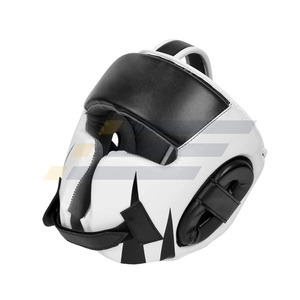 Best Selling Professional Boxing Helmet High Quality Leather <b>Head</b> Guard <b>Training</b> Gear Low Price Wholesale - Product Image 6