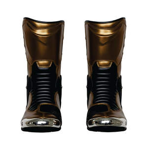 Botas de Motociclismo de Cuero Genuino, Impermeables, con Punta de Acero, Calzado Protector para Motociclistas, para Primavera, Verano, Otoño e Invierno - Product Image 4