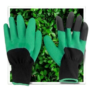 Gants de travail de construction certifiés CE avec prise en main sécurisée, revêtement antidérapant en latex froissé, revêtement de sécurité en caoutchouc Guantes - Product Image 1