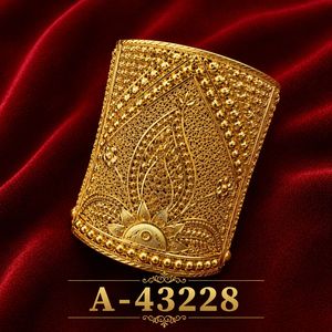 Women's MOLL JEWELLERS 24K Gold Plated Geometric <b>Bangles</b> A-43223 Trendy Zircon Wedding & Party Jewelry - Product Image 5