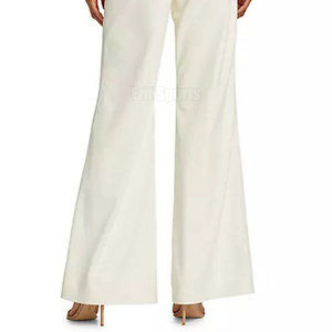 High Quality Summer Streetwear <b>Women</b> Flare Trouser Breathable Eco-Friendly Cotton/Polyester Fabric Wholesale - Product Image 2