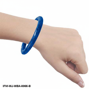 Brazalete de Madera Azul Antiguo Hecho a Mano, Brazalete de Madera Tallada de Estilo Vintage para Mujer, Joyería Étnica Boho - Product Image 6