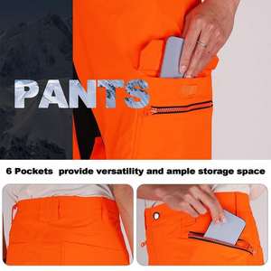 Pantalon de travail réfléchissant multi-poches pour hommes, haute qualité, personnalisé, pour la construction, vente en gros - Product Image 5