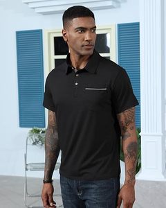 Chemises décontractées en maille respirante à manches courtes pour hommes, avec impression de logo personnalisée, fabriquées au Pakistan, à prix abordable - Product Image 2