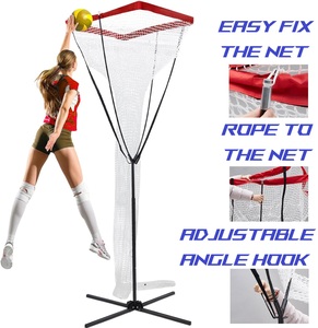Waising Height Adjustable Volleyball Setter Net Portable Volleyball <b>Training</b> Equipment for Court Practice - Product Image 5