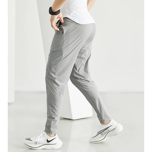 Pantalon décontracté en jean kaki pour homme, coupe slim, léger, respirant, en coton et polyester, jambe droite, taille mi-haute, tricoté coloré pour l'été - Product Image 3