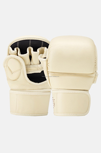 ถุงมือหนังสำหรับชกมวย MMA ระบายอากาศได้ดี แห้งเร็ว ปิดด้วยแถบตีนตุ๊กแก  รับทำโลโก้และสีตามสั่ง ถุงมือฝึกซ้อมศิลปะการต่อสู้ - Product Image 2