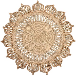 ผ้าปูโต๊ะปอกระเจาแบบนำกลับมาใช้ใหม่ได้เป็นมิตรกับสิ่งแวดล้อมแผ่นรองจานแบบซักได้สำหรับใช้ในบ้านและโรงแรมโดยตรงจากบังคลาเทศ - Product Image 1