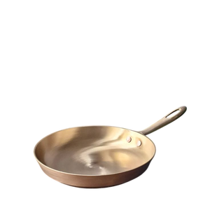 Olla Kadhai/Wok de Latón Martillado Duradero para Cocinar, Utensilio Tradicional Indio para Freír, Hecho a Mano con Acabado Premium Resistente - Product Image 3