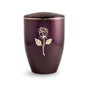 Urne funéraire en aluminium au design moderne avec fonction vase de sol pour cendres humaines, écologique, durable, style minimaliste pour adulte - Product Image 6