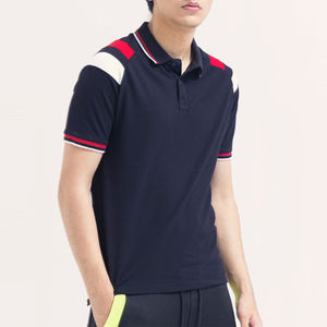 เสื้อโปโลชายคุณภาพสูง ออกแบบโลโก้ตามสั่ง แขนสั้น ดีไซน์ใหม่ล่าสุด สีพื้น ขายในราคาถูก - Product Image 5