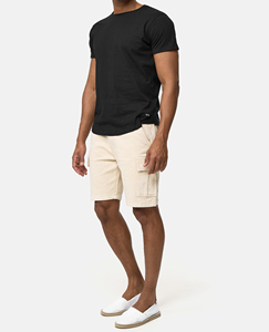 กางเกงยีนส์ขาสั้นเดนิมทรงเอวสูงปักลายสไตล์ฮิปสเตอร์สำหรับผู้ชาย - ราคาขายส่ง - Product Image 1