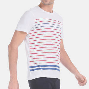 T-shirt pour homme en tissu doux, col rond, en coton, décontracté, manches courtes, nouveau look, tee-shirt d'été pour tous les jours et style streetwear - Product Image 1