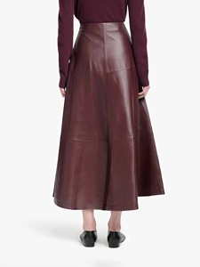 Jupe courte taille haute pour femme en cuir véritable personnalisée de qualité supérieure, confortable, douce et durable, service d'échantillons OEM ODM disponible - Product Image 5
