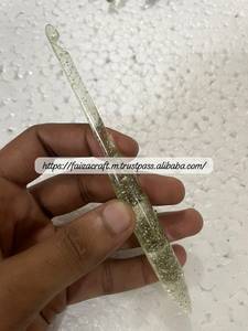 Resin Handmade Luxury Eco-Friendly Customizable Color Size High Quality <b>Crochet</b> Hooks FAIZA CRAFT (Model FC-8186) <b>Crochet</b> <b>Kits</b> - Product Image 3