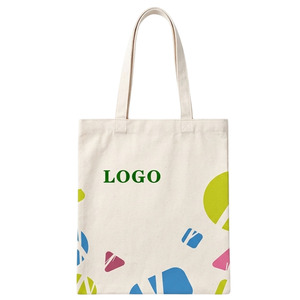 Wholesale High Quality Canvas Tote <b>Bags</b> Custom Printed Cotton Shopping <b>Bags</b> With <b>Long</b> Handles - Product Image 6