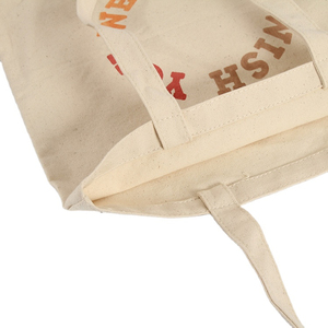 Sac fourre-tout en toile de coton personnalisable pour femme, réutilisable, vierge, avec logo personnalisé, pour le shopping, vente en gros - Product Image 4