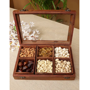 New Arrival Handmade Sustainable Modern Wood Dry Fruit Storage <b>Rack</b> - Product Image 3