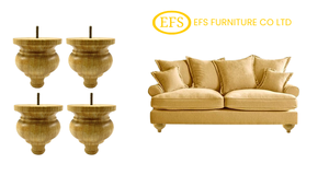 Luxury Large Solid Wood Furniture Leg Elegant Decorative Classic Design for <b>Sofa</b> Cabinet Coffee Table - Product Image 2