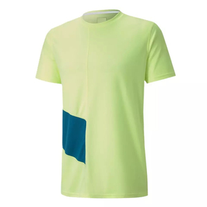 T-shirt pour homme en coton 100% de haute qualité, impression de logo personnalisée, séchage rapide, respirant, vêtements décontractés, vente en gros - Product Image 1