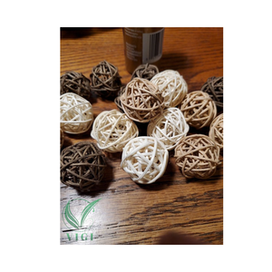 ลูกบอลหวายสไตล์โบฮีเมียนสำหรับตกแต่งบ้านในวันหยุด - Product Image 1