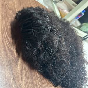 Perruque à ondulations profondes lâches, extensions de cheveux à clips, extensions de cheveux vierges bruts, extensions de cheveux ondulés à double trame, cheveux humains, prix de gros - Product Image 3