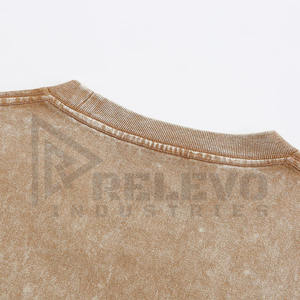 Camiseta de Algodón Grueso de 300 GSM para Hombre, Tela Gruesa de Primera Calidad, Estilo Urbano Holgado, Camiseta Resistente - Product Image 4