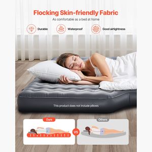 Colchón de Aire Portátil y Resistente para Auto, Cama de Viaje de Oxford Engrosado con Cómodo Colchón Inflable para Dormir, Ideal para Camping - Product Image 3