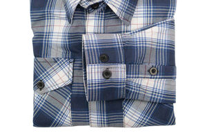 Camisa de Franela a Cuadros de Manga Larga para Hombre, 100% Algodón, Estilo Casual Oversize con Botones, Diseño de 2 Bolsillos, Ropa Urbana de Otoño, Venta al por Mayor - Product Image 3