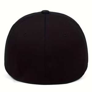Gorra Deportiva Unisex Negra Transpirable de Poliéster, Ajustable, para Uso en Exteriores, Primavera/Verano - Product Image 4