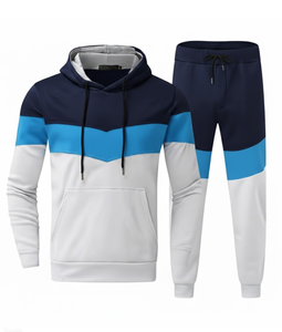 Survêtement pour homme, simple, uni, respirant, pour le sport d'hiver, 100% polyester - Product Image 1