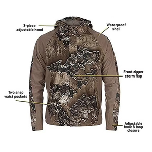 GRACE SIGN GS-HW Unisex Lightweight Winter <b>Soft</b> <b>Shell</b> Waterproof Breathable Camouflage Hunting <b>Jacket</b> Outdoor Wholesale - Product Image 1