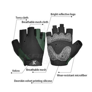 Guantes de Ciclismo para Fitness, Guantes Resistentes para Gimnasio y Entrenamientos en Bicicleta, Guantes Profesionales para Ciclismo - Product Image 4