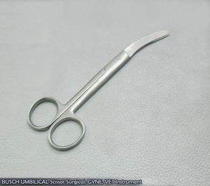 Busch Umblical Scissors 4.5'' Surgical Gynecology Tools Dental Instruments - Product Image 1