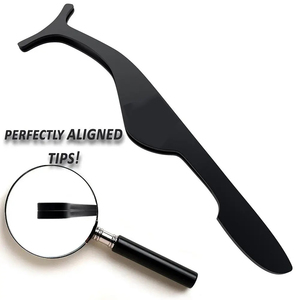 Nouveau design unique en acier inoxydable, recourbe-cils de beauté demi-taille, applicateurs de cils de haute qualité à prise supérieure - Product Image 3