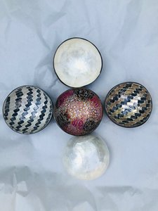 [MEJOR VENTA] BLUE LOTUS FARM - Tazón de Concha de Coco con Madreperla, Estilo Bohemio, Personalizado, Ecológico, Hecho a Mano, Decoración para Cafetería o Resort - Product Image 5