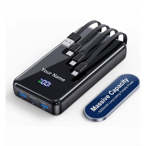 ขายส่ง พาวเวอร์แบงค์แบบพกพา 50000mAh 22.5W รองรับการชาร์จเร็ว PD สายชาร์จในตัว 6 ช่องจ่ายไฟ สำหรับโทรศัพท์มือถือ รับผลิตแบบ OEM/ODM - Product Image 3